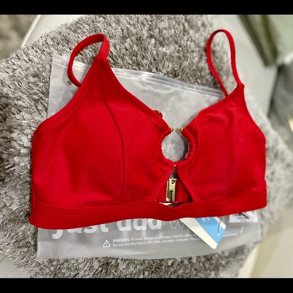 Brand New Catalina red bikini top - Picture 3 of 7